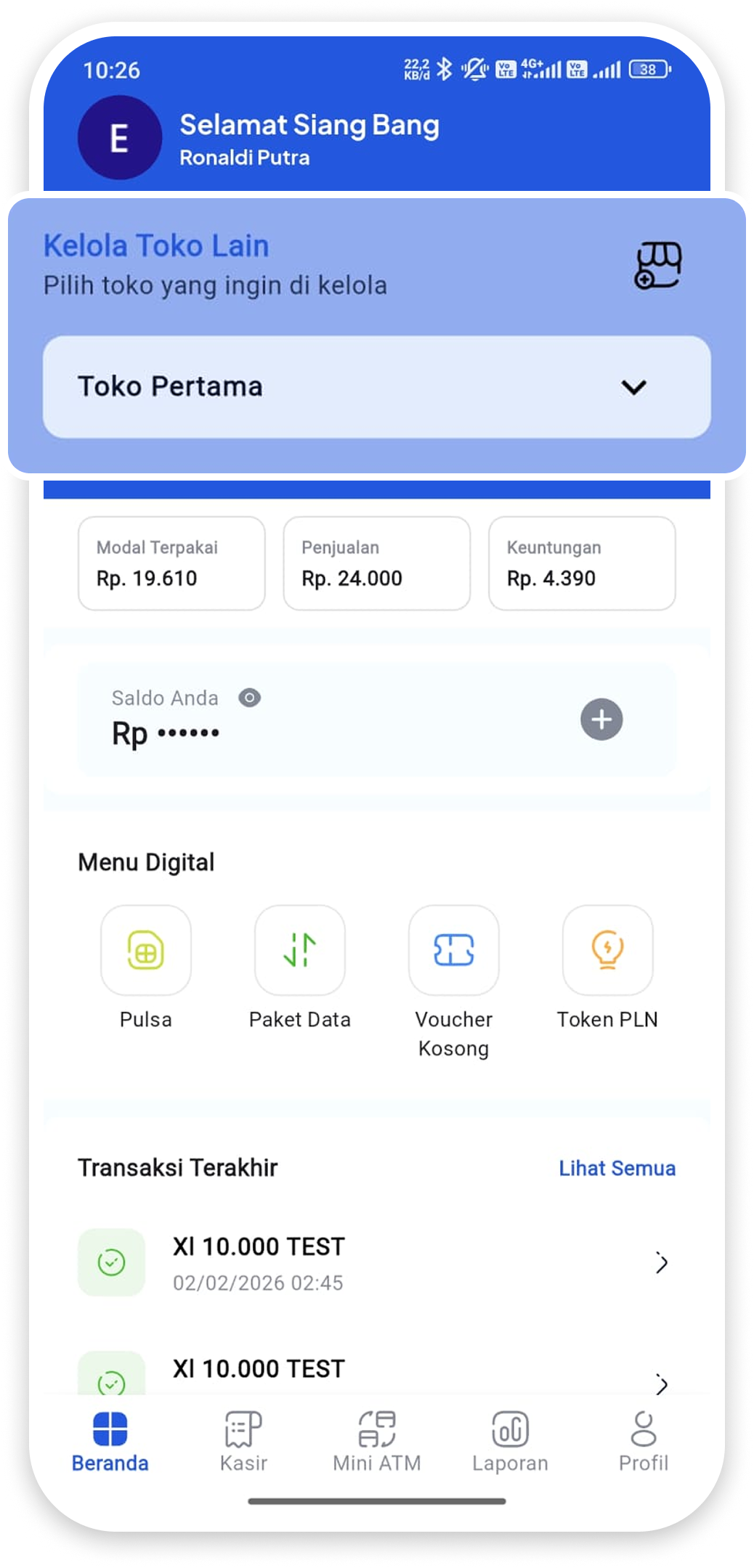 Mockup Aplikasi MoraLink